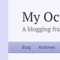 Octopress Lavendar Theme